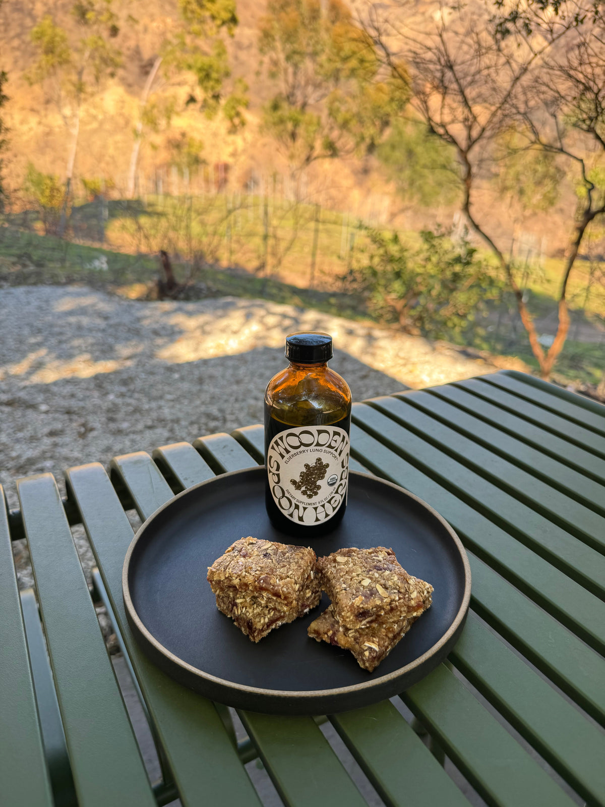 Fino's Oat Bars feat. Elderberry Lung Support Tonic