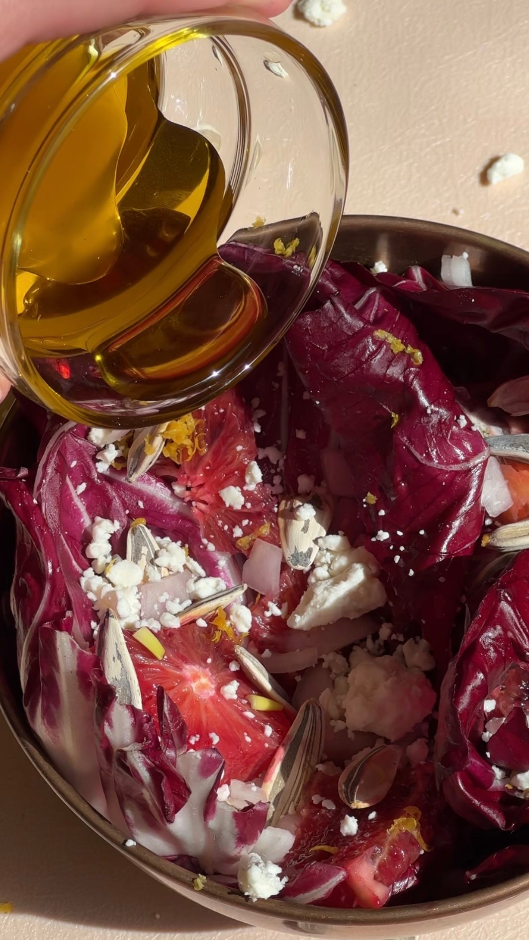 Spring Citrus Salad with Radicchio + Fire Cider