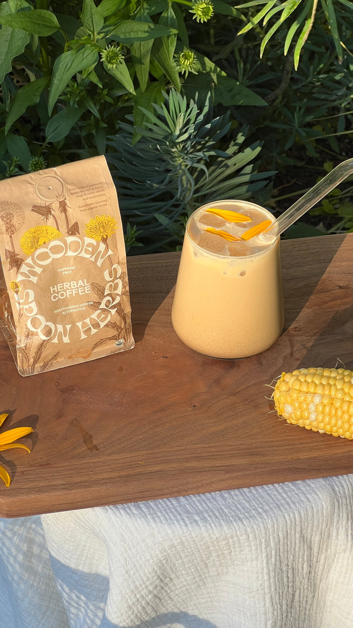 Recipe: Corn Silk Herbal Coffee Latte