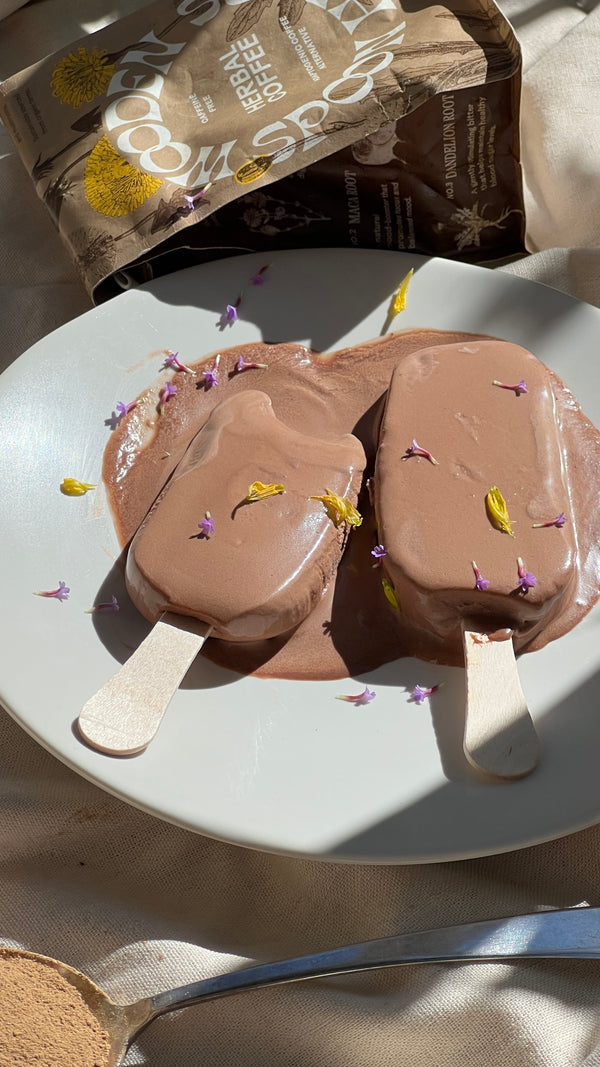 Recipe: Good-For-Your-Gut Herbal Coffee Fudge Pops