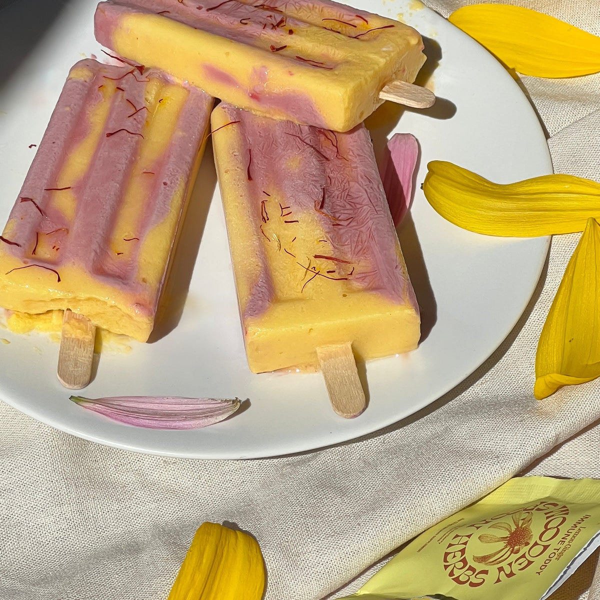 Recipe: Immune-Boosting Mango Sunset Popsicles