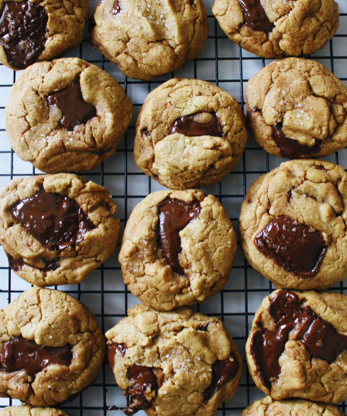Salted Whole Wheat Chocolate Chunk Cookies featuring Cramp Control
