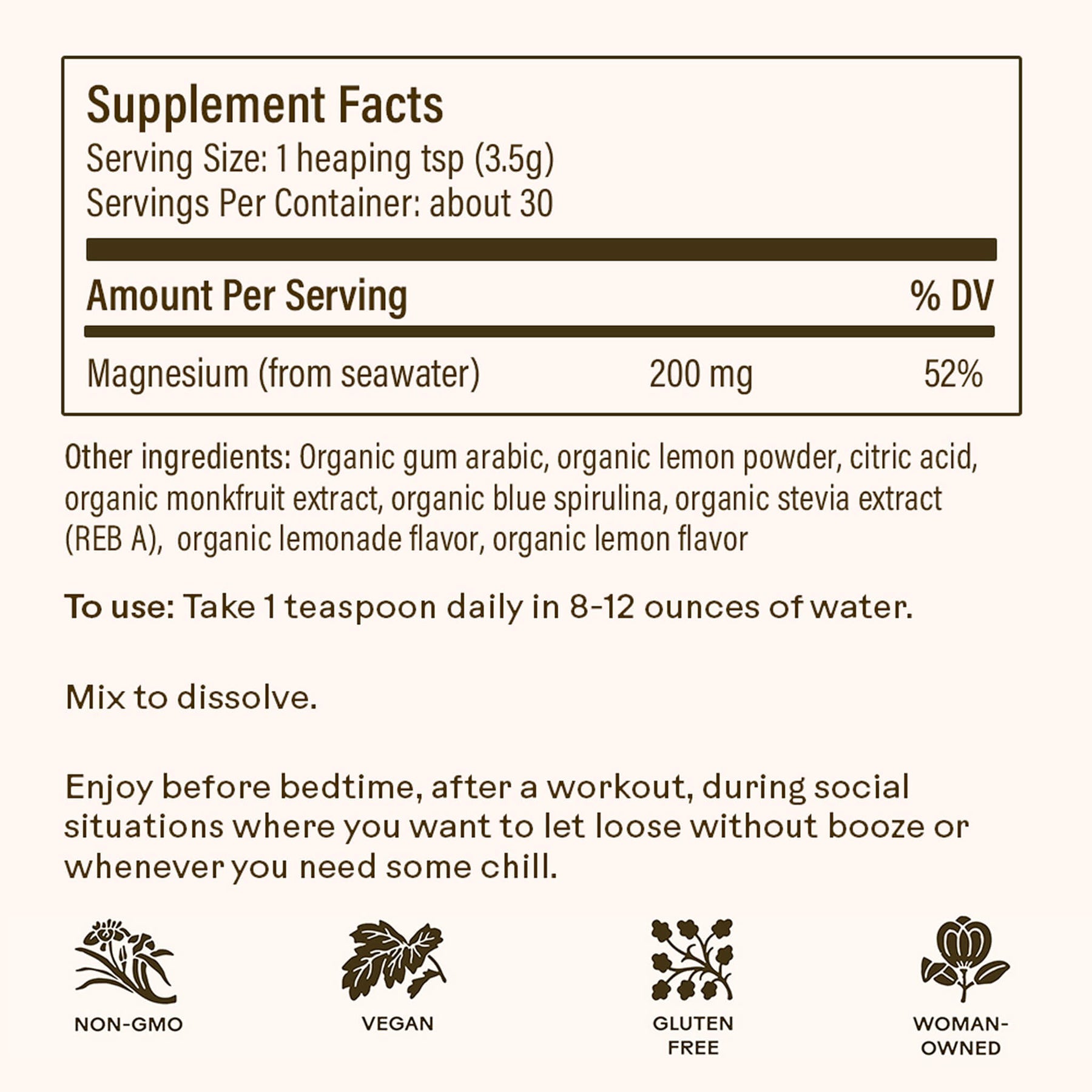magnesium supplement facts