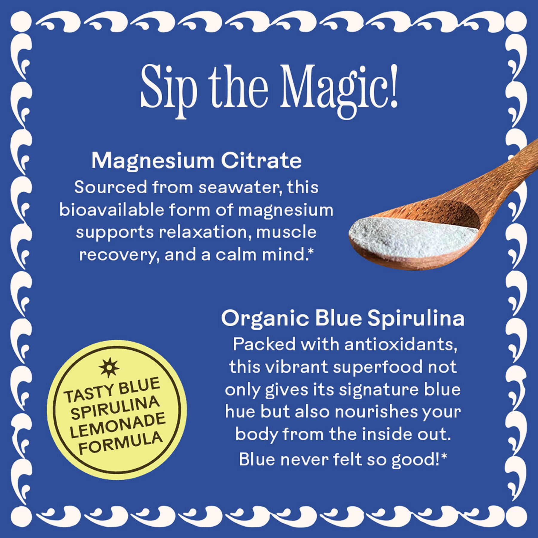 Magnesium Citrate and Organic Blue Spirulina benefits for muscle recovery and relaxation